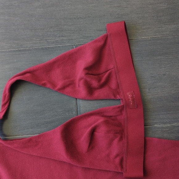 Skims Ribbed Red Lounge Set - Picture 7 of 8